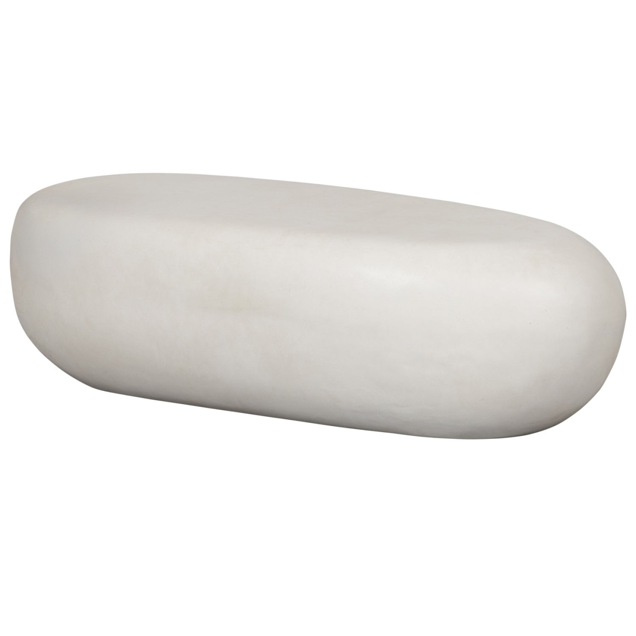 Couchtisch Pebble in Betonoptik, 100x43 cm