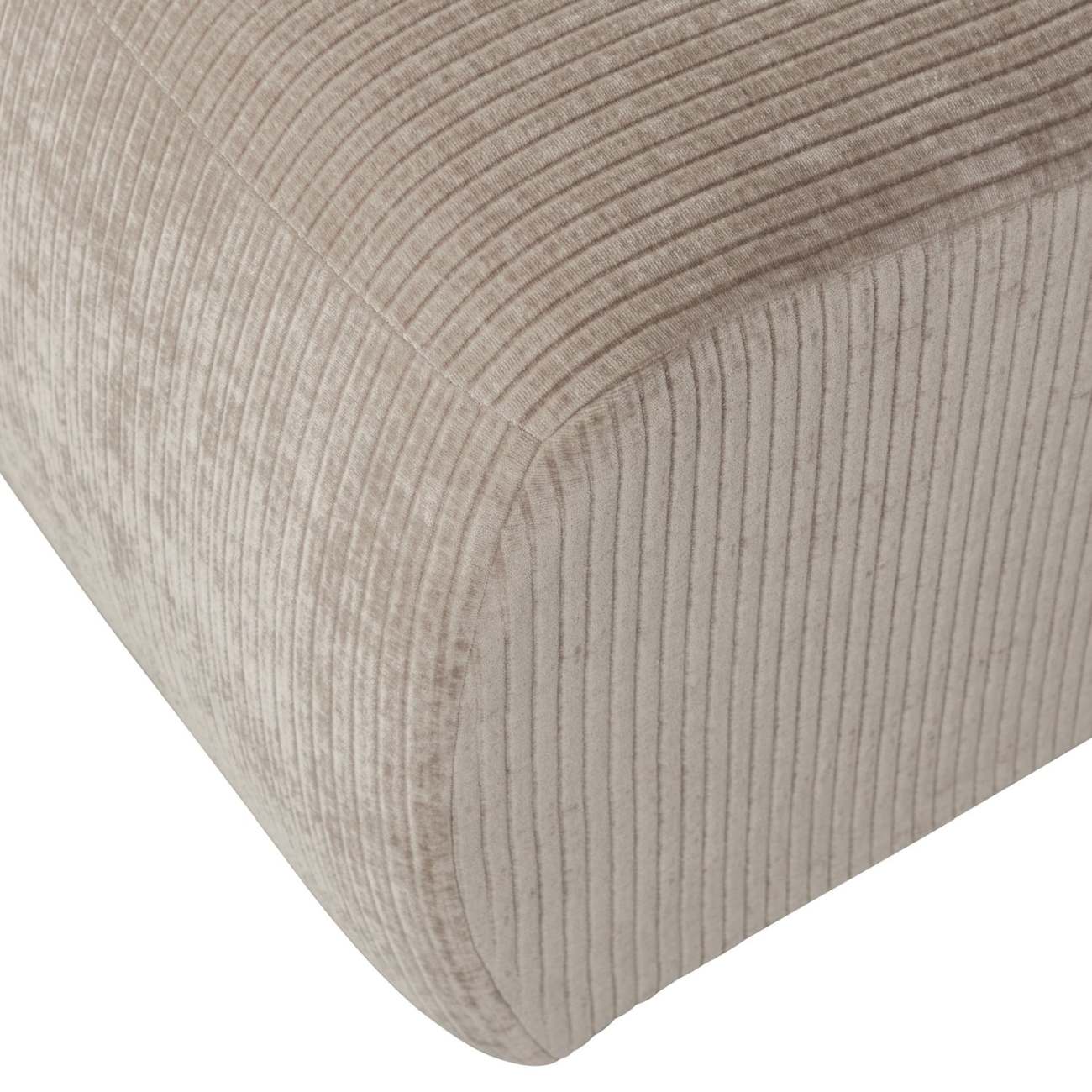 Modulsofa Mojo Flachcord Einzel-Element, Sand