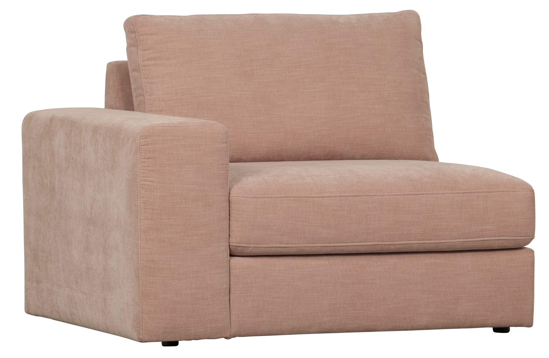 Modulsofa Family 1-Seat Element Links, Rosa