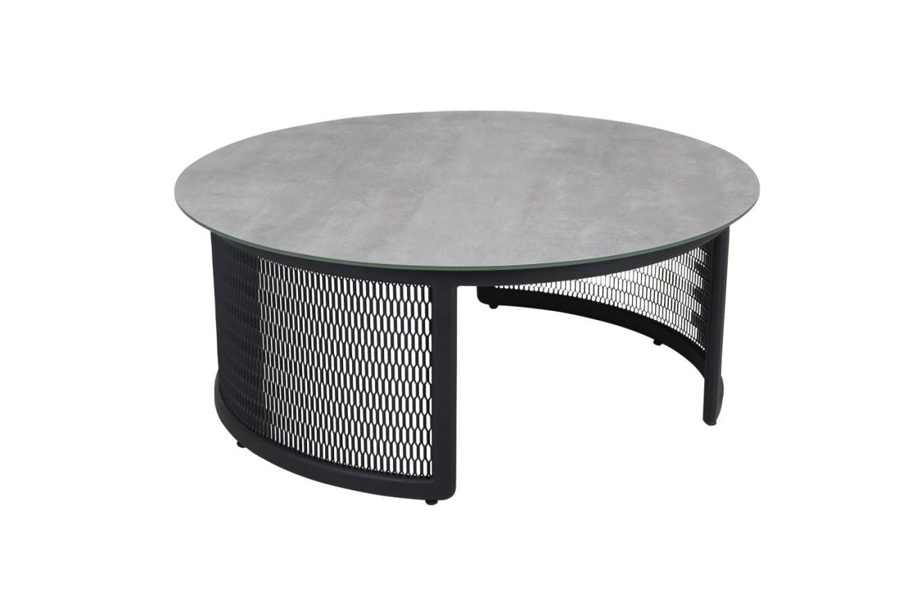 Gartencouchtisch Virgo aus Aluminium, Ø 105 cm