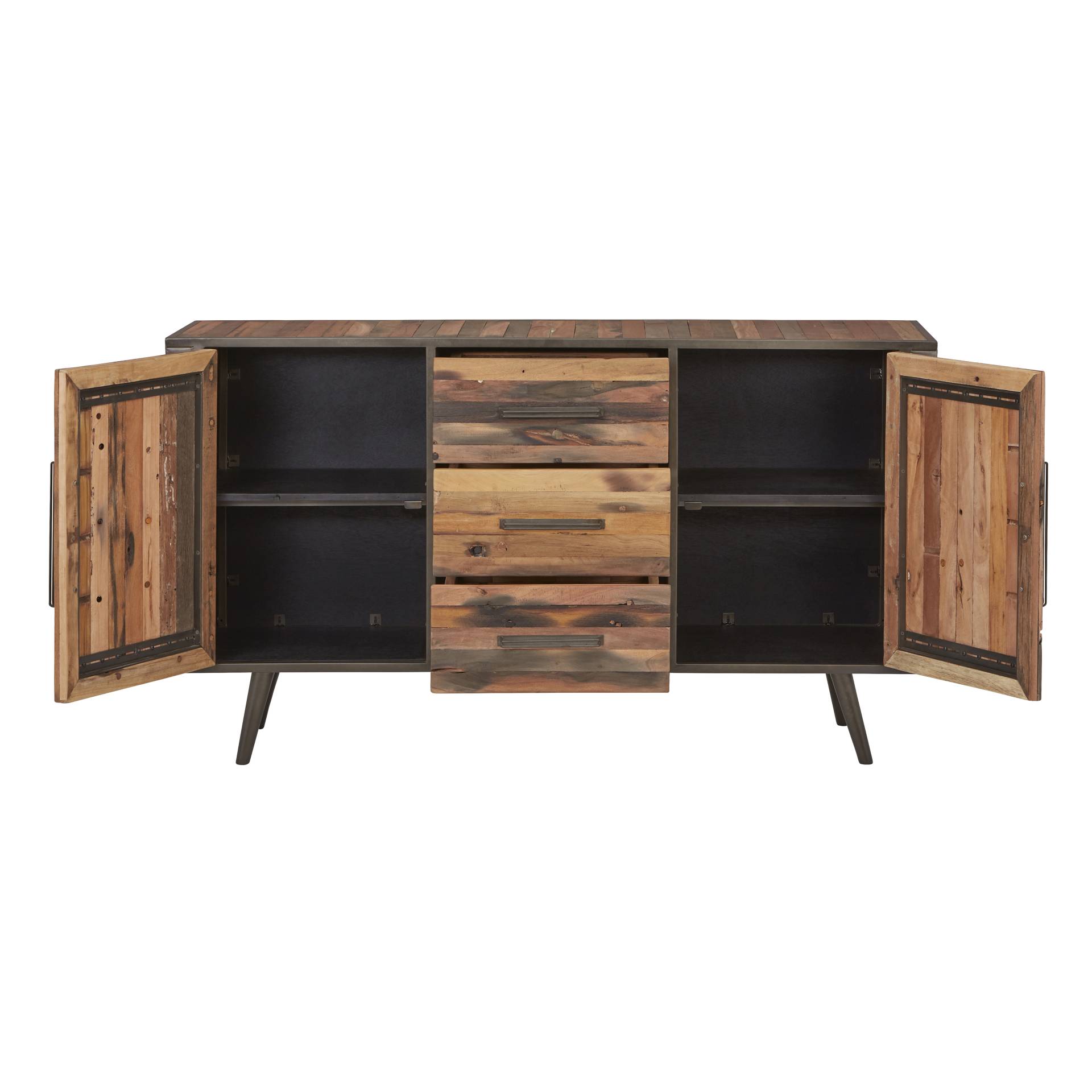 Sideboard Nordic mit Türen und Schubladen, 160 cm