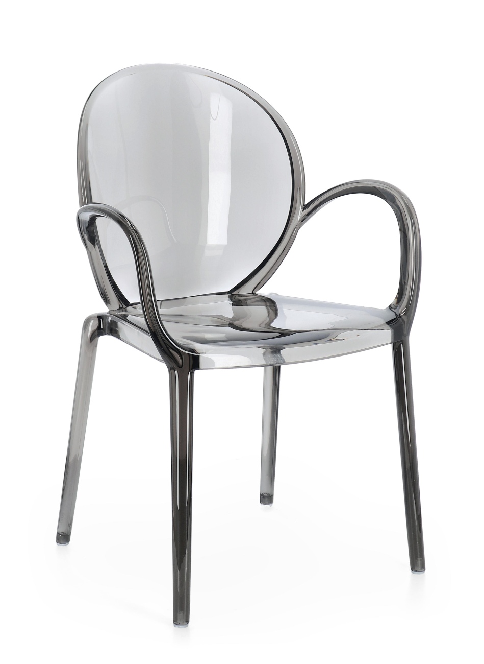 Gartenstuhl Camilla 4er-Set mit Armlehne, Grau