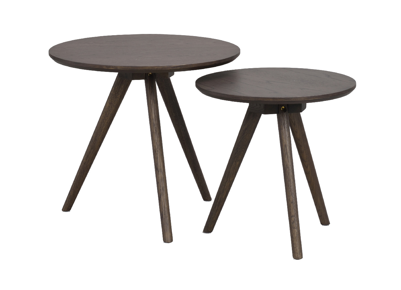 Beistelltisch Yumi 2er-Set, Braun