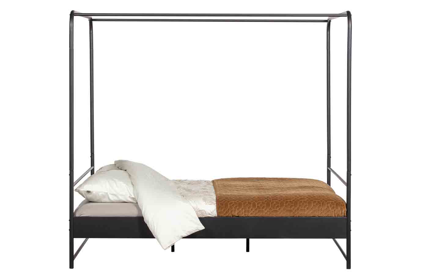 Bettgestell Bunk aus Metall, 160x200 cm