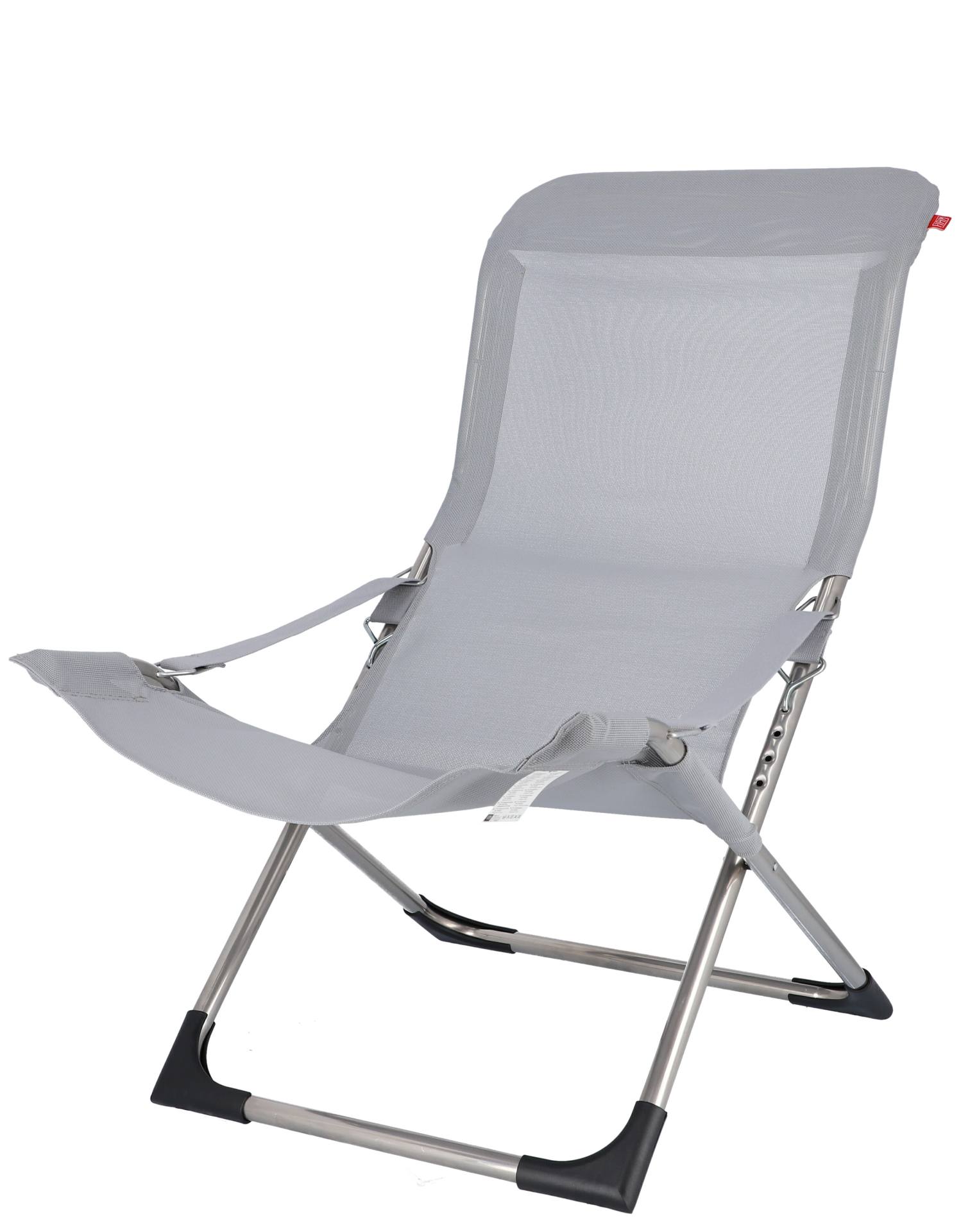 Sessel Fiesta aus Aluminium, Grau