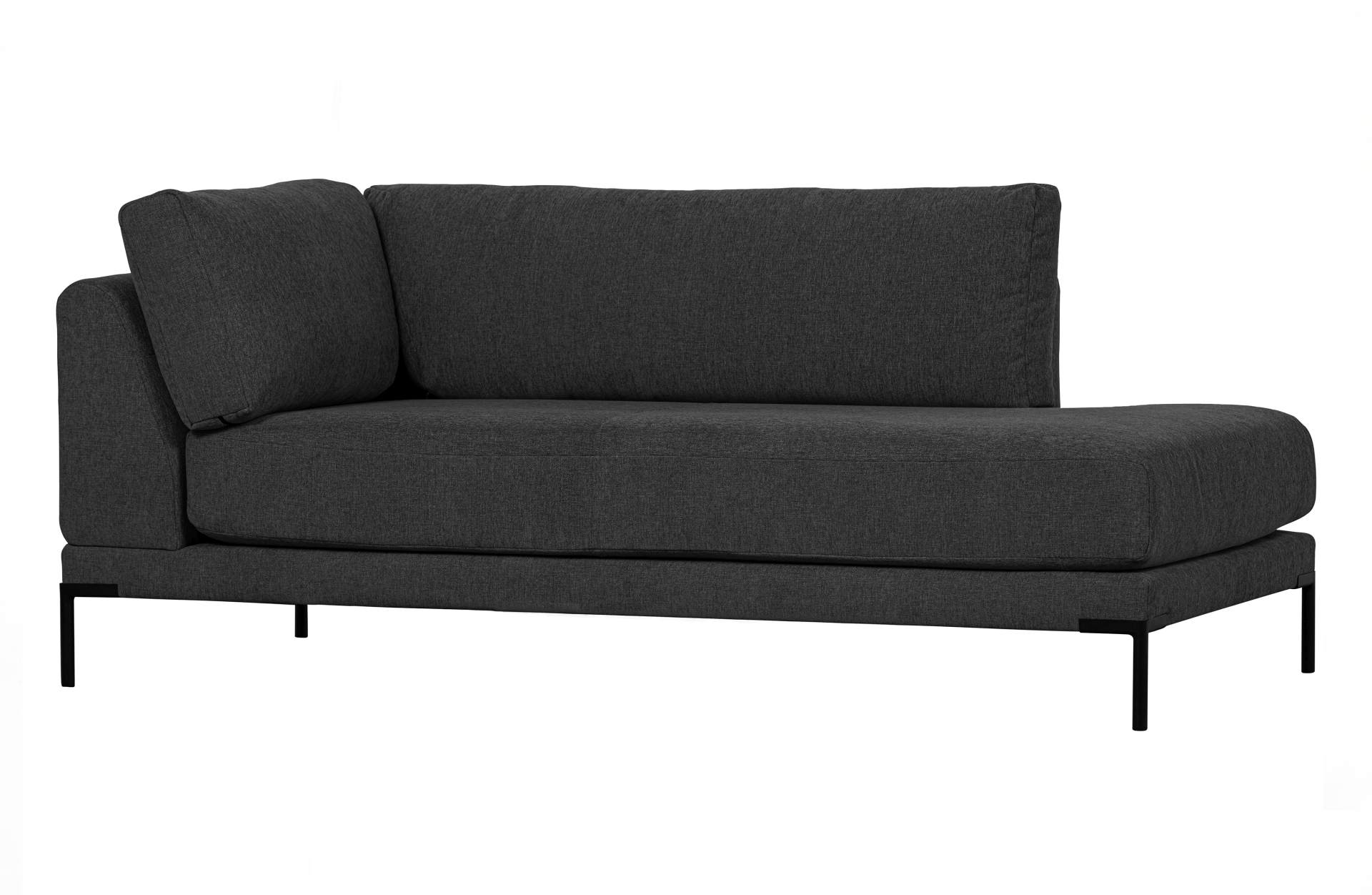 Modulsofa Couple Lounge Element Rechts, Dunkelgrau