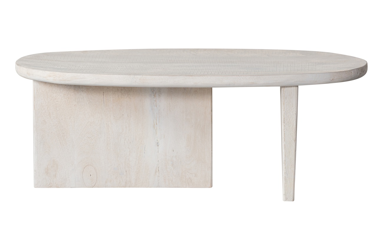 Couchtisch Seam aus Mangoholz 110x60 cm, Natur