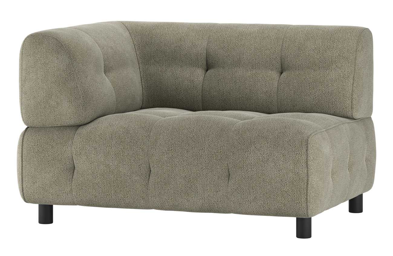 Modulsofa Louis aus Chenille Links, Grün