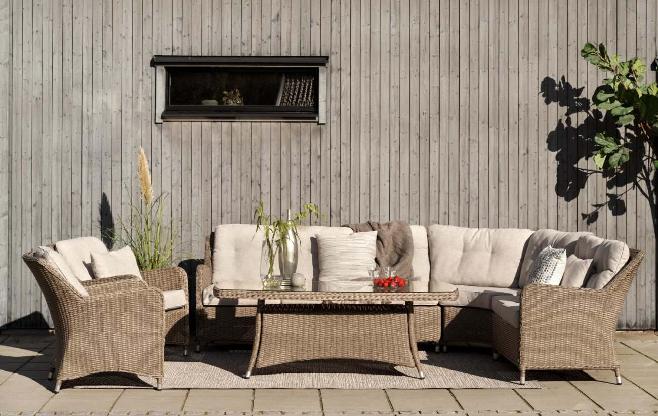 Gartencouchtisch Hornbrook 160x95 cm