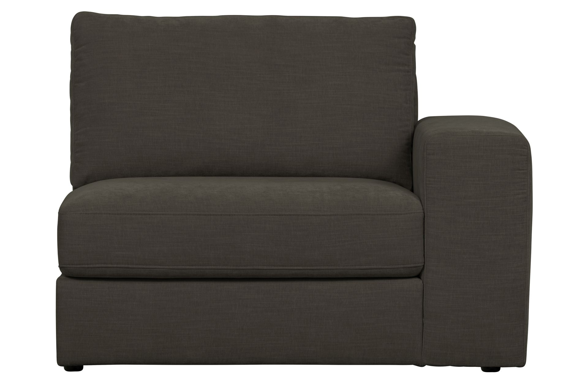 Modulsofa Family 1-Seat Element Rechts, Anthrazit