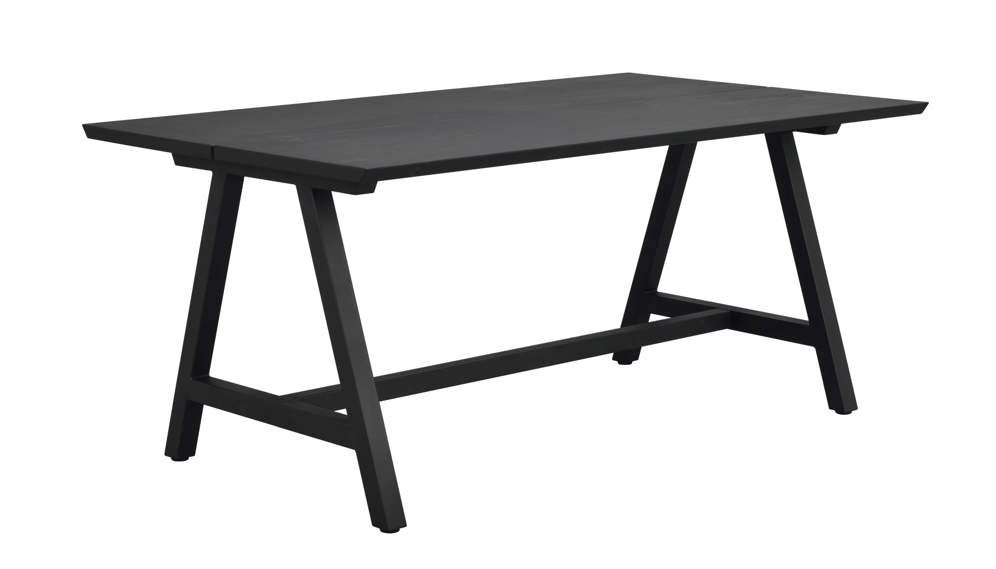 Esstisch Carradale A-Gestell Plus, Eiche Schwarz, 170x100cm