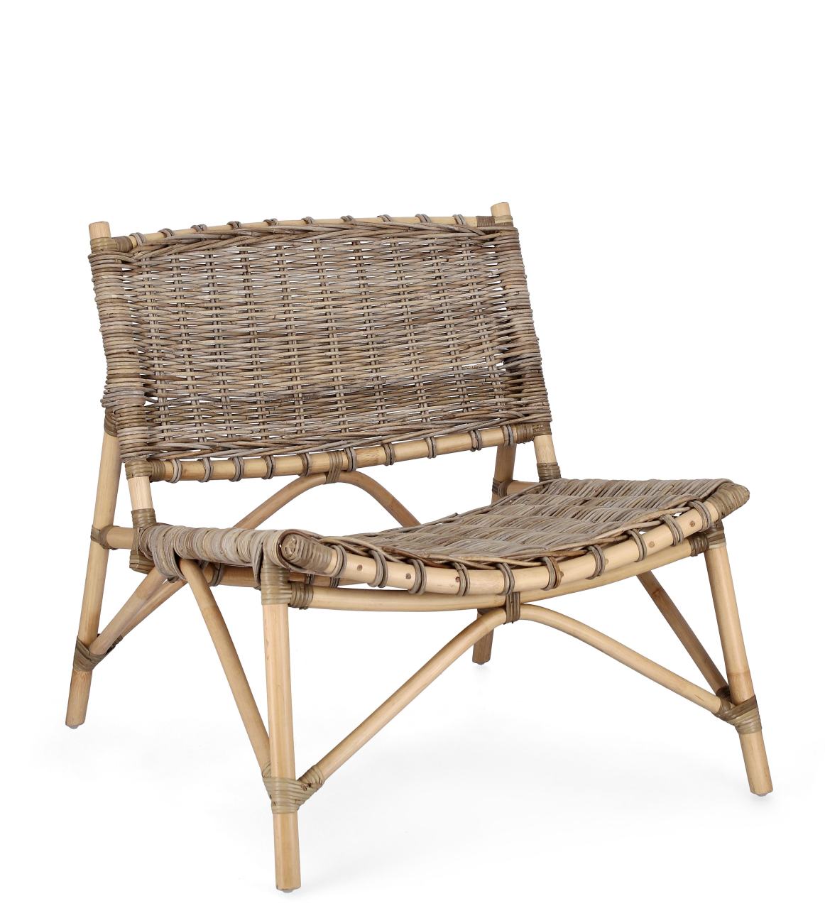 Sessel Tarifa aus Rattan, Natur