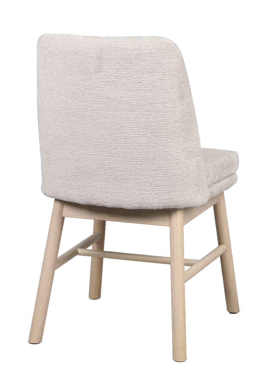 Stuhl Amesbury Beige, Gestell Eiche hell