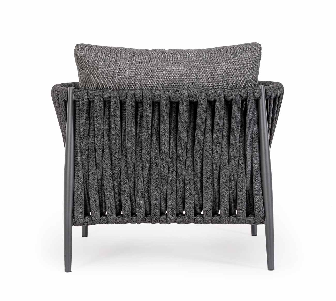 Gartensessel Jacinta aus Aluminium, Anthrazit