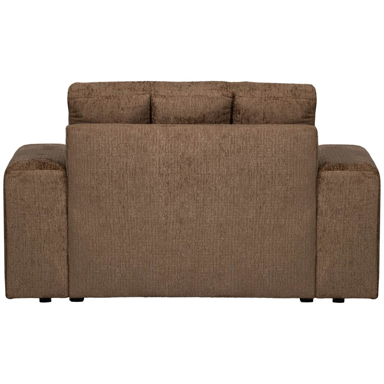 Loveseat Date aus Struktursamt, Brass