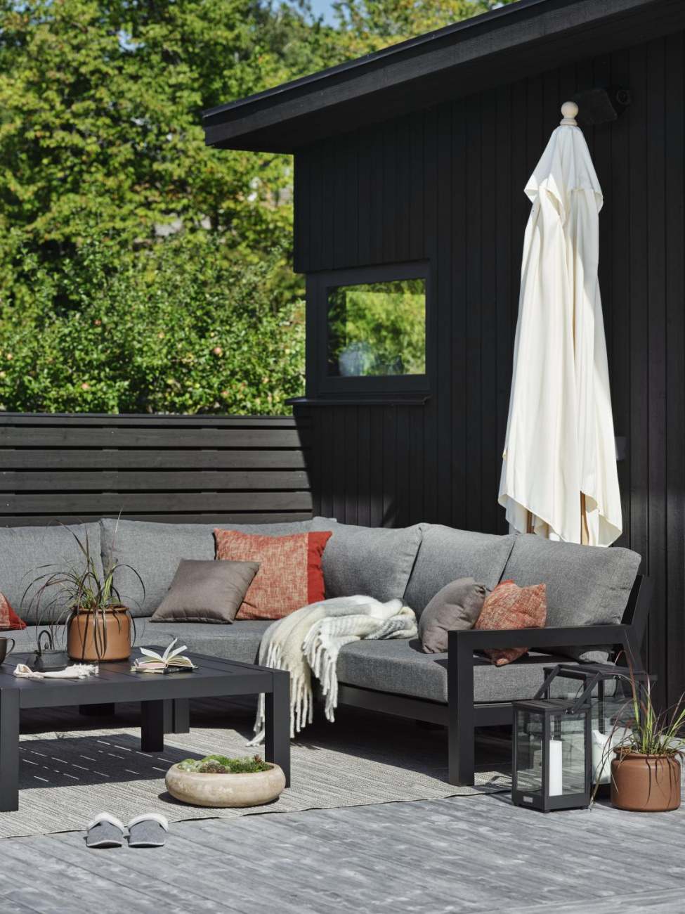 Gartencouchtisch Stettler 112x112 cm