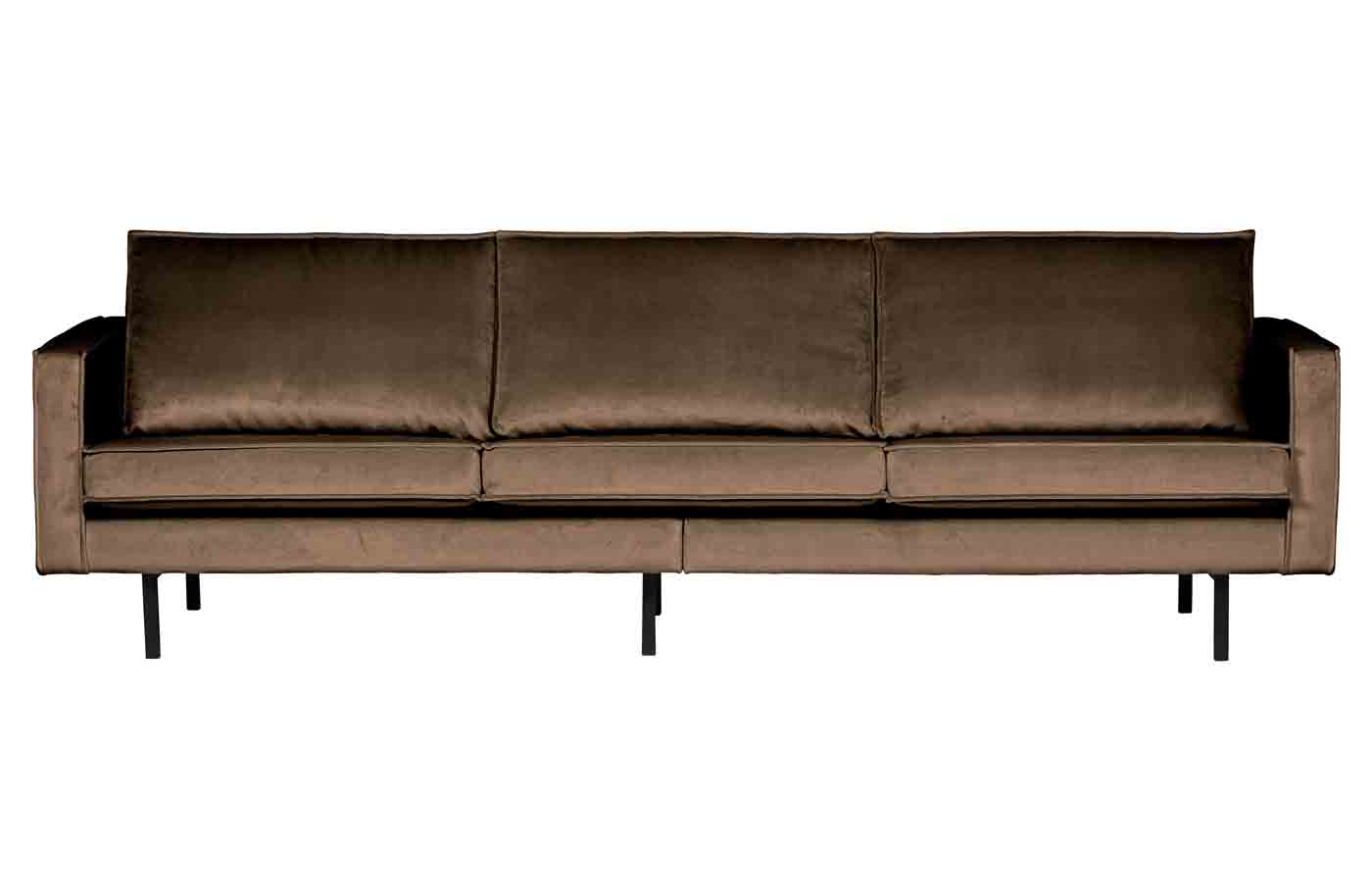 Rodeo Sofa 3-Sitzer Samt, Taupe