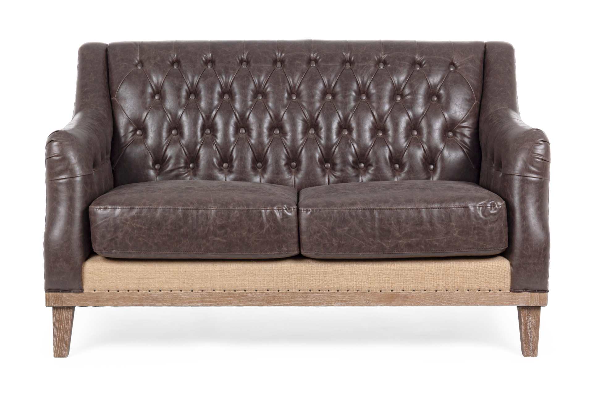 Sofa Raymond aus Kunstleder, 2-Sitzer