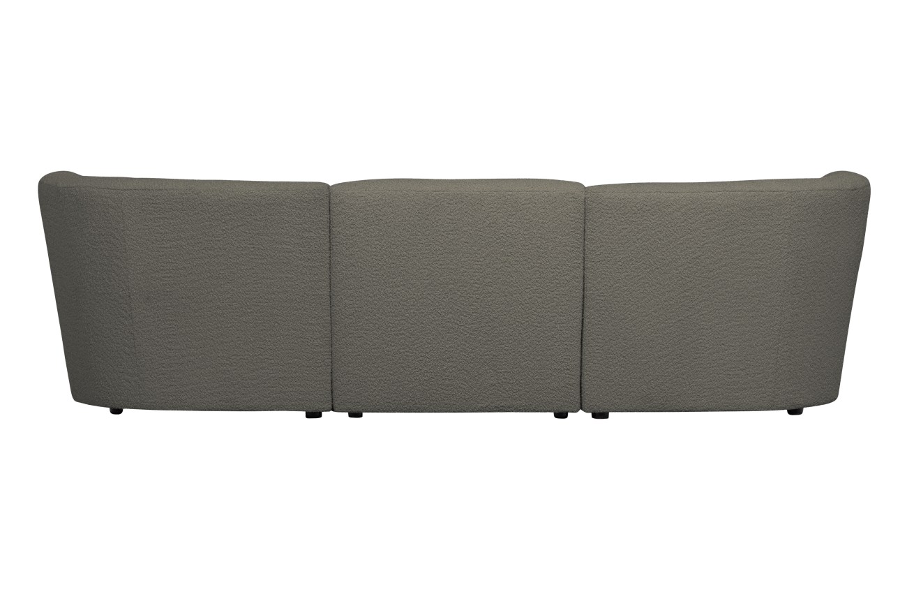 Sofa Coco aus Boucle-Stoff, Grün