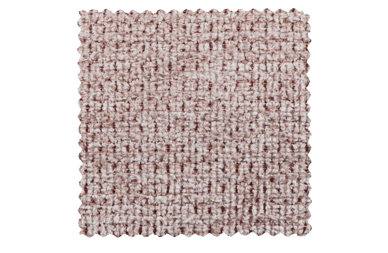 Modulsofa Louis aus Chenille Links, Rosa