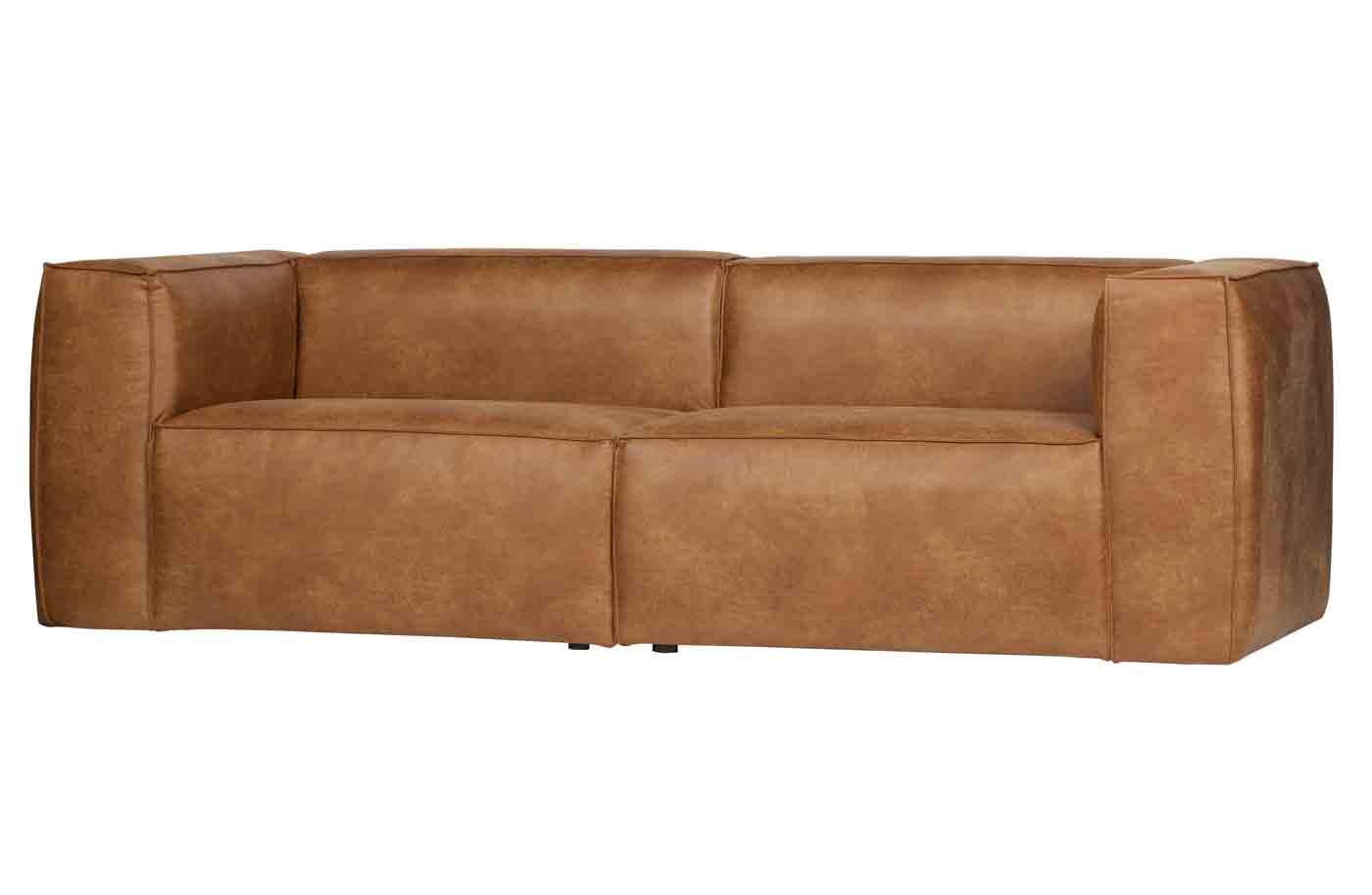 Sofa Bean Lederoptik, Cognac