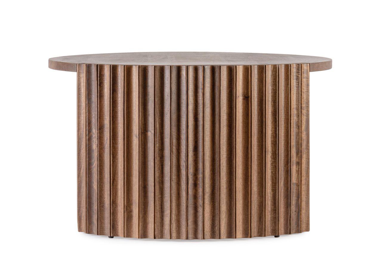 Couchtisch Orissa aus Mangoholz Ø 80 cm, Braun