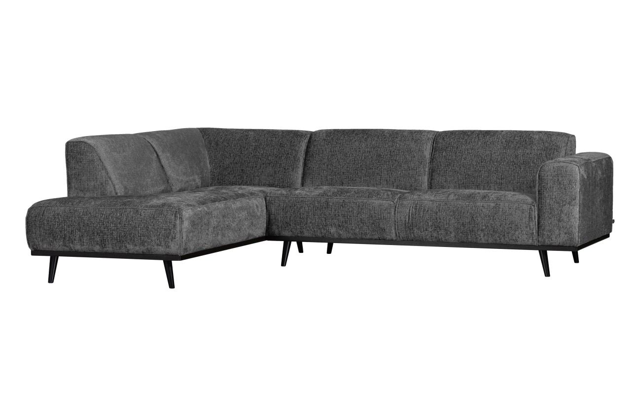 Ecksofa Statement aus Struktursamt Links, Mountain