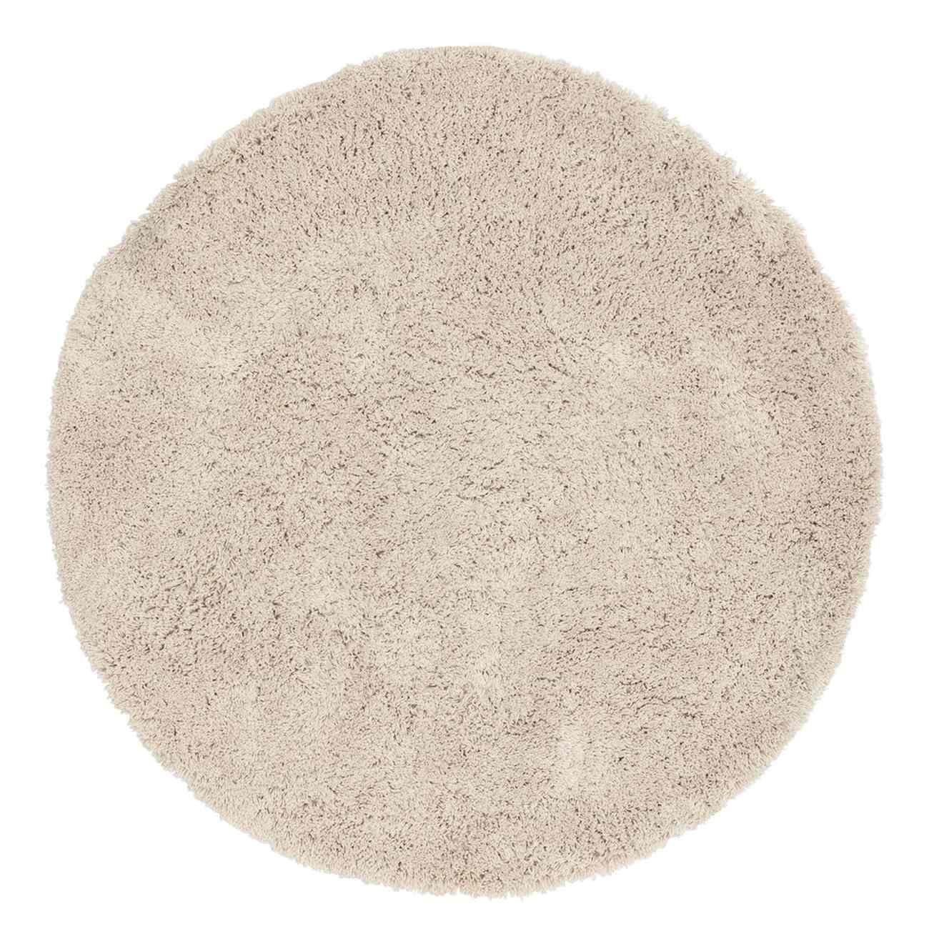 Teppich Celeste Rund aus Kunstfasern, Ø 150 cm, Beige