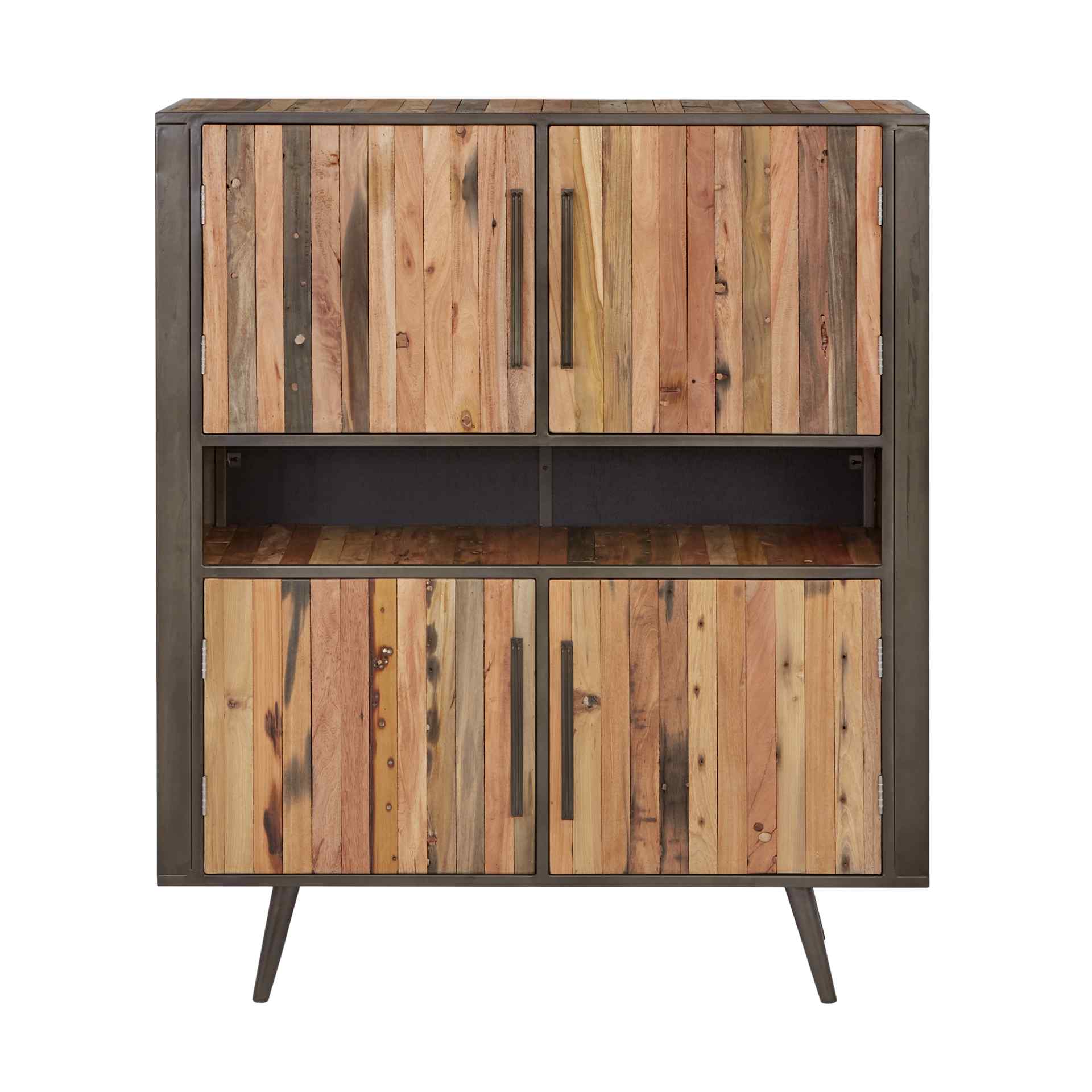 Highboard Nordic mit 4 Türen, 130 cm