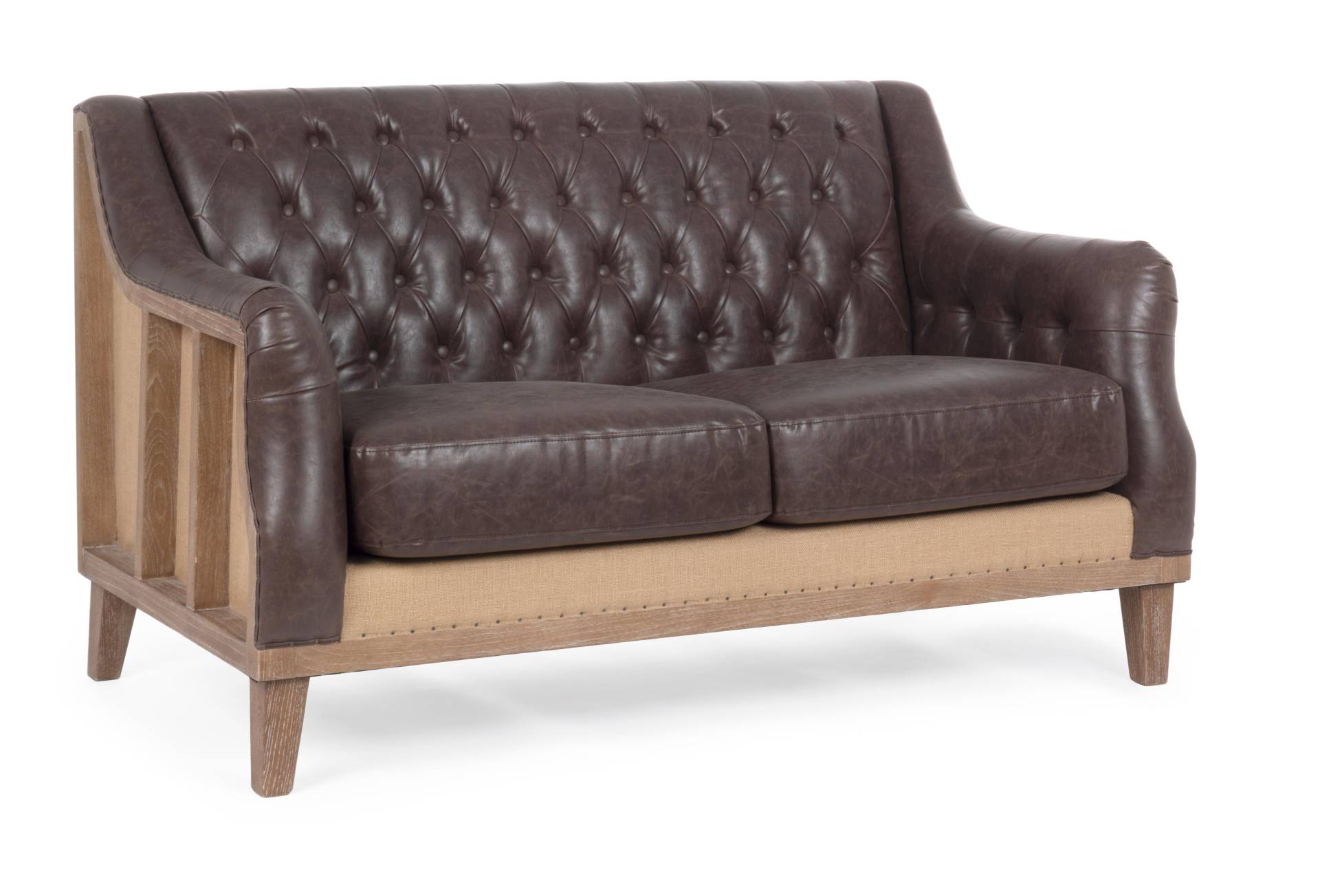 Sofa Raymond aus Kunstleder, 2-Sitzer