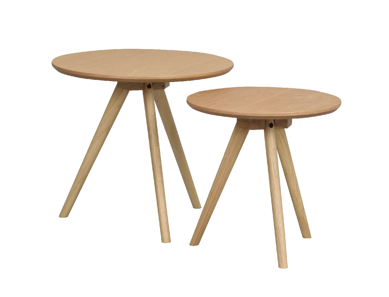 Beistelltisch Yumi 2er-Set, Natur