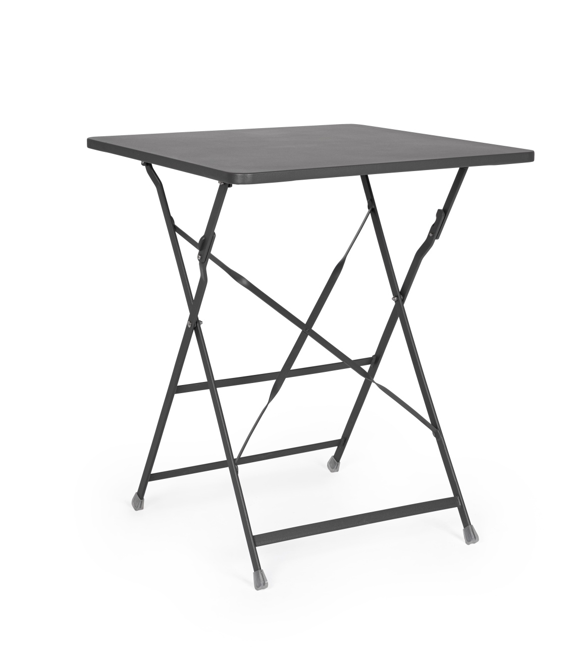 Gartentisch Yasmin aus Metall 60x60 cm, Anthrazit