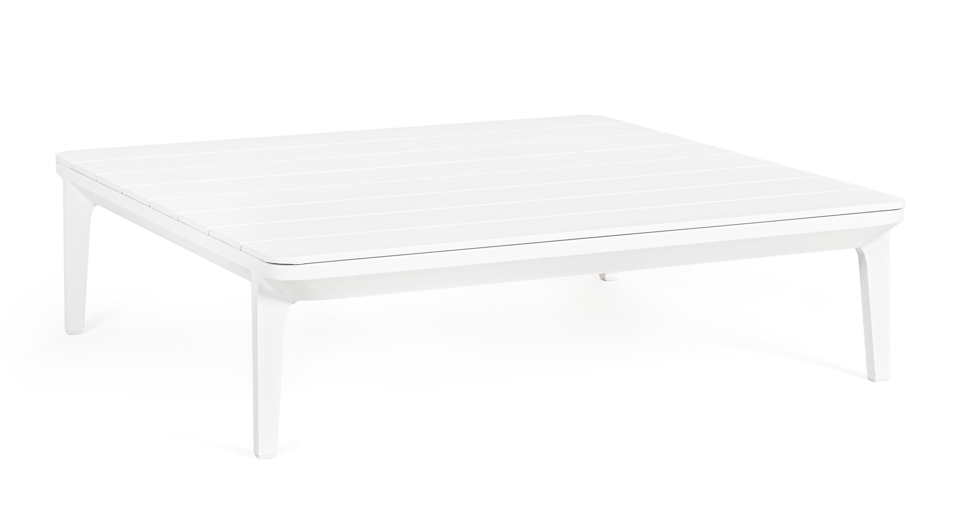 Couchtisch Matrix aus Aluminium, Weiß Couchtisch Matrix aus Aluminium, Weiß