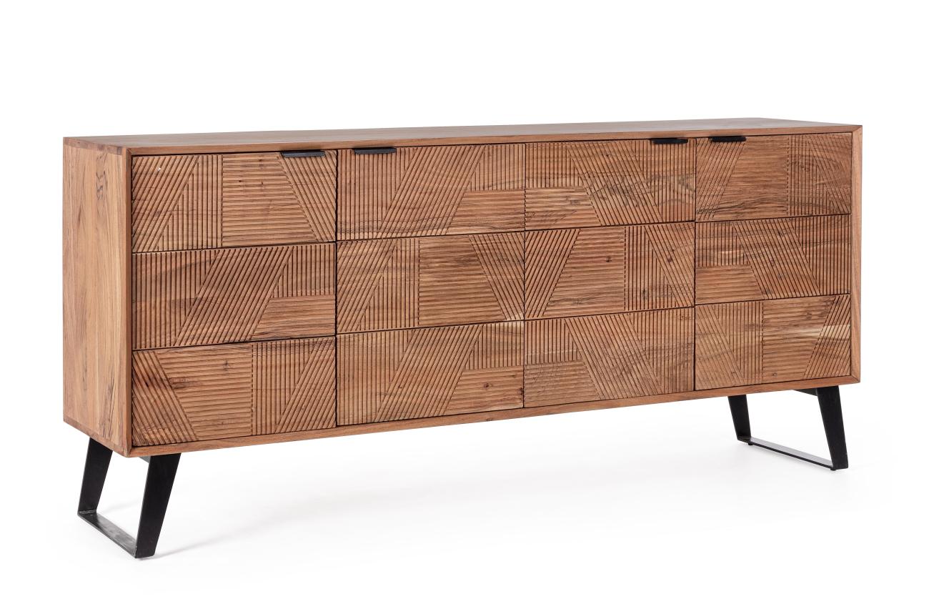 Sideboard Isar aus Akazienholz, 175 cm