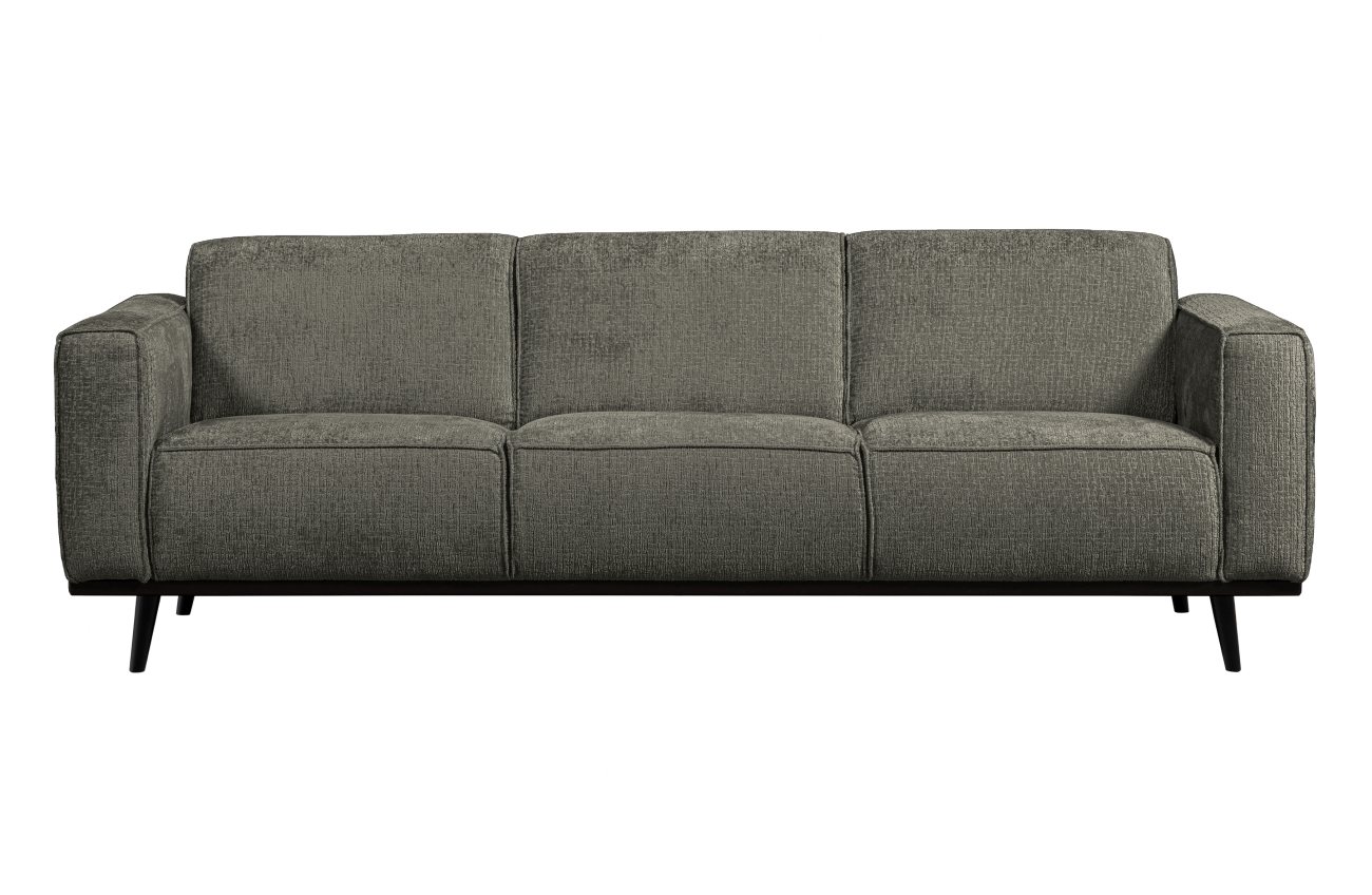 Sofa Statement aus Struktursamt 230 cm, Frost