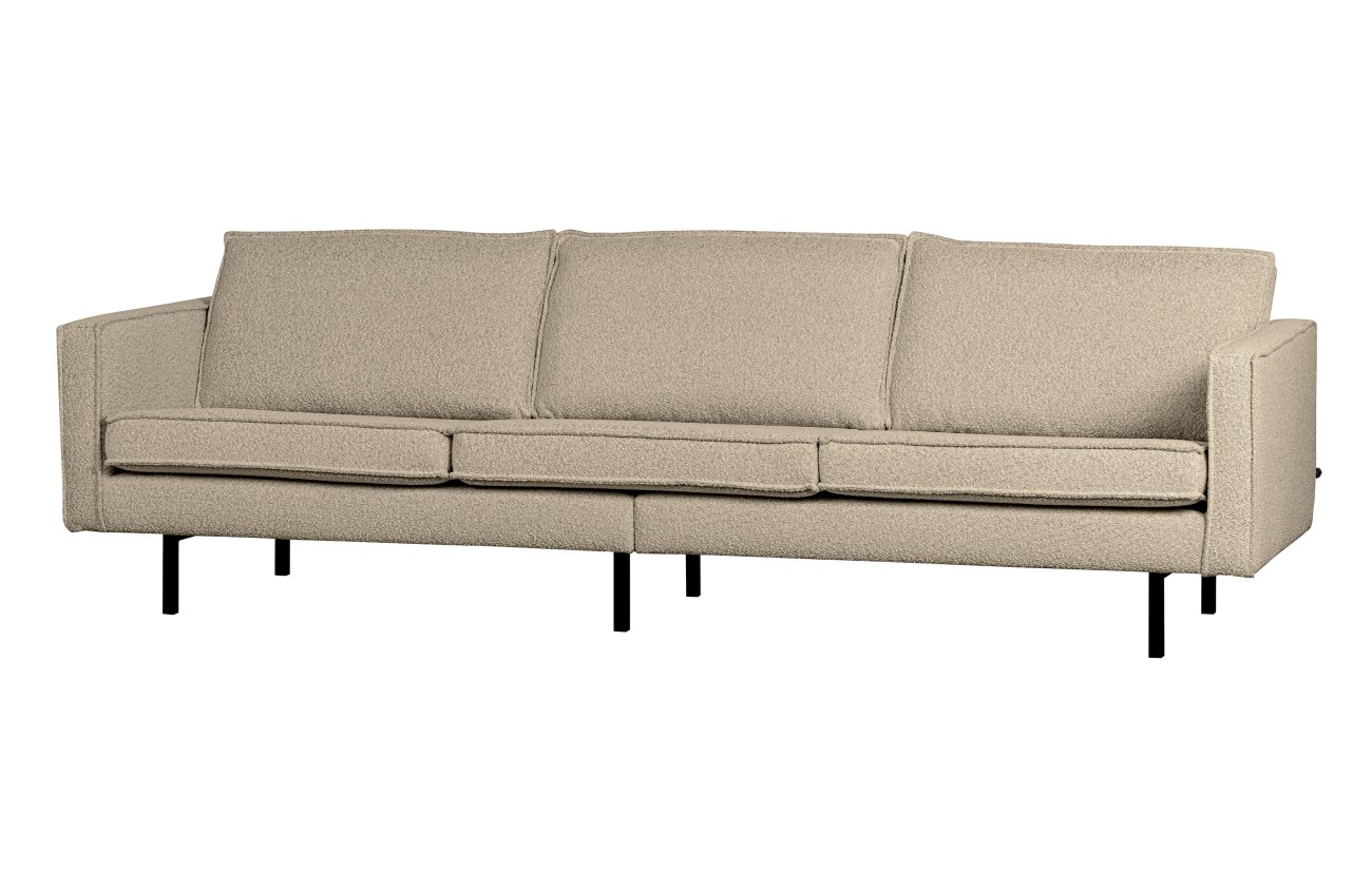 Sofa Rodeo 3 Sitzer aus Boucle-Stoff, Beige