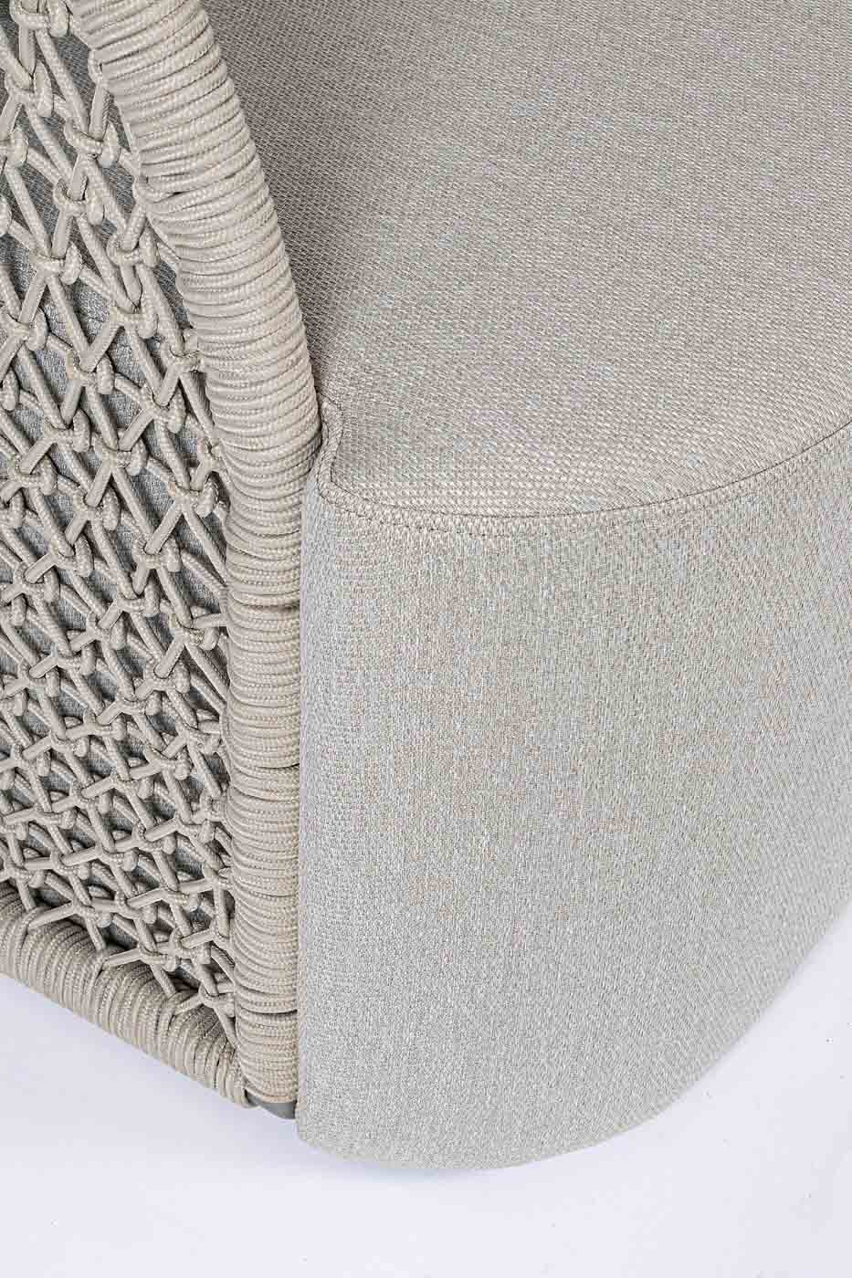 3 Sitzer Outdoorsofa Cuyen mit Kissen, Sand