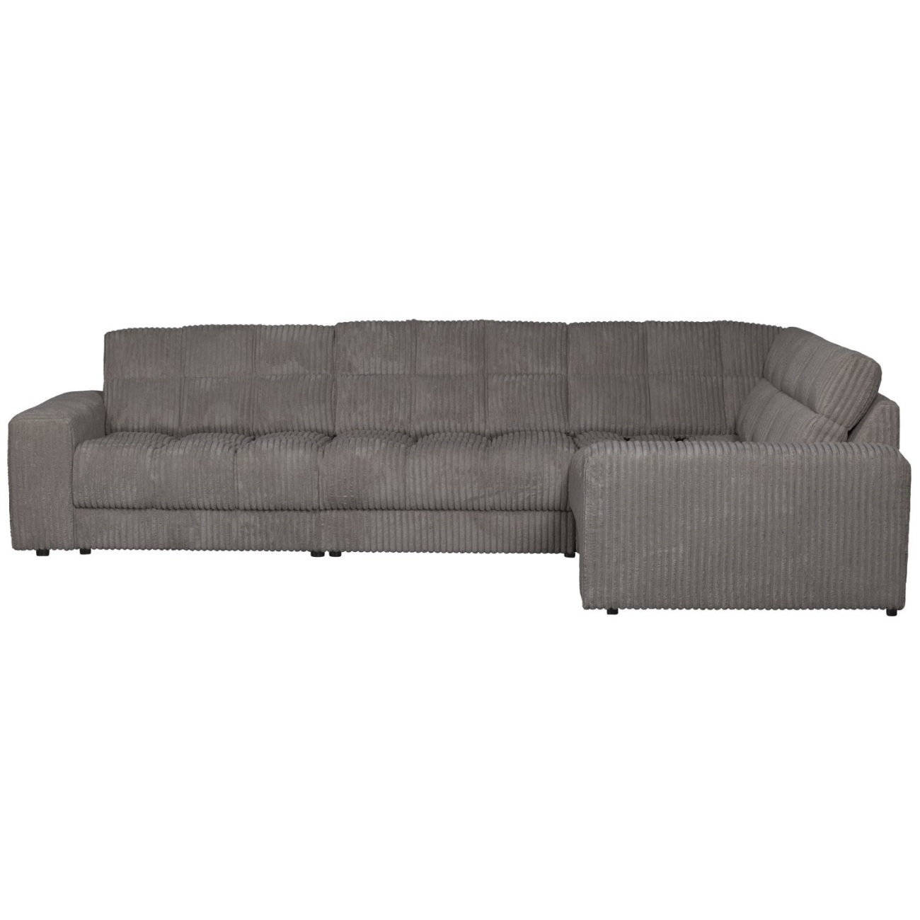 Ecksofa Date mit Cordbezug Rechts, Terrazzo