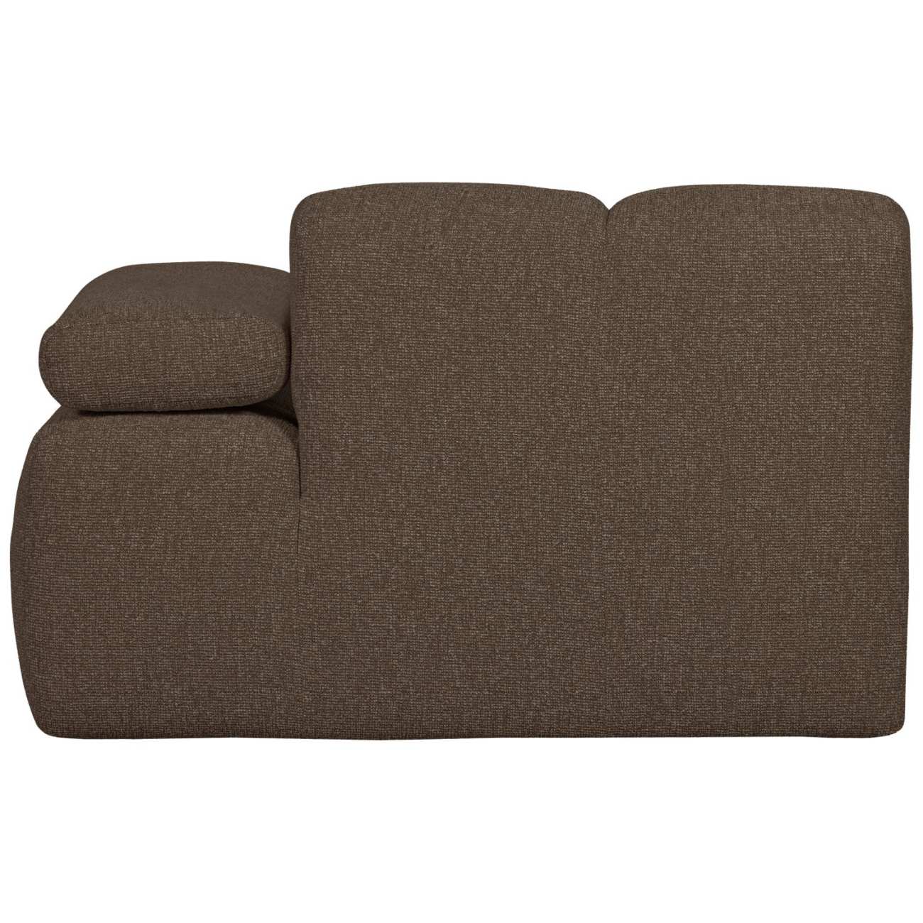 Modulsofa Mojo Boucle 1er Arm-Rechts, Braun