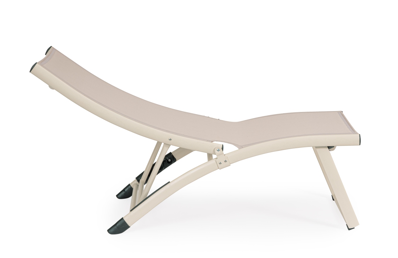 Loungesessel Taylor aus Aluminium, Whisper