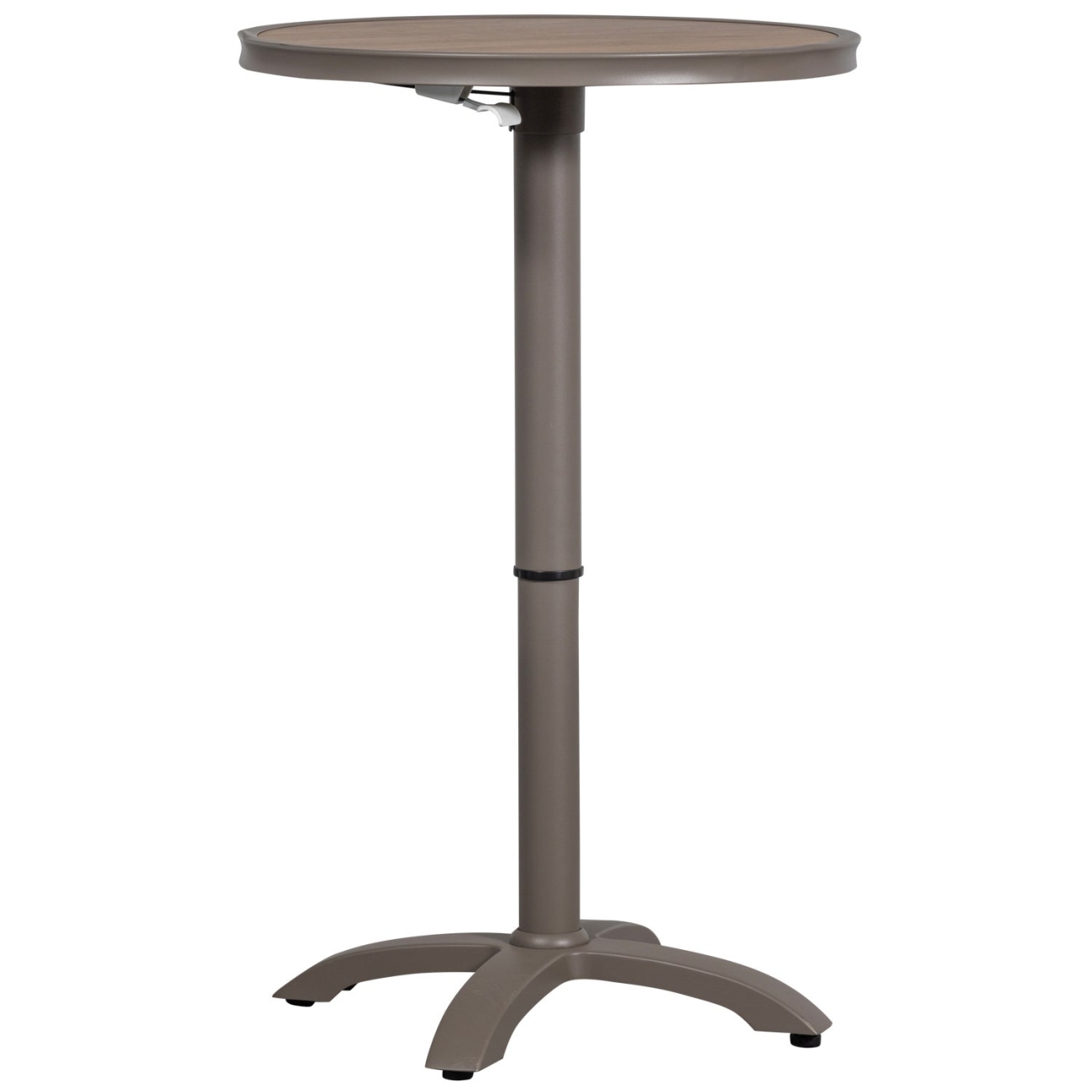 Gartenbartisch Jeppe aus Aluminium, Braun / Grau Gartenbartisch Jeppe aus Aluminium, Braun / Grau