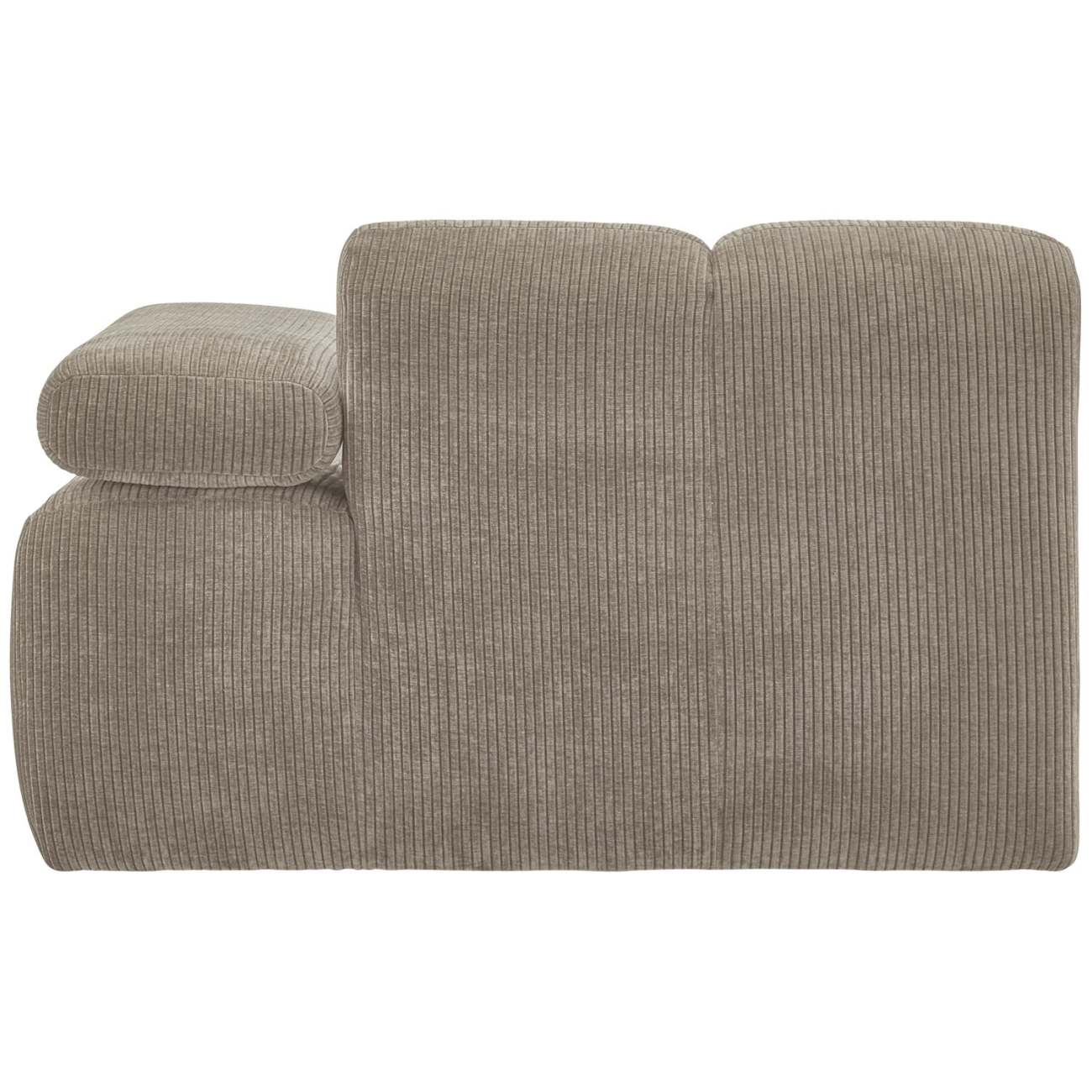 Modulsofa Mojo Flachcord 1er Arm-Rechts, Sand