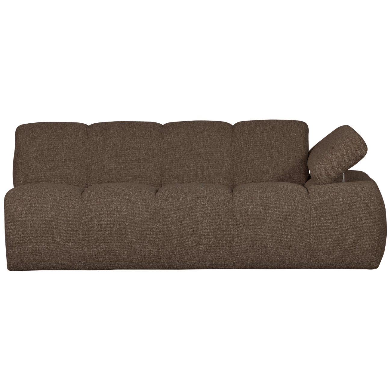 Modulsofa Mojo Boucle 2er Arm-Rechts, Braun