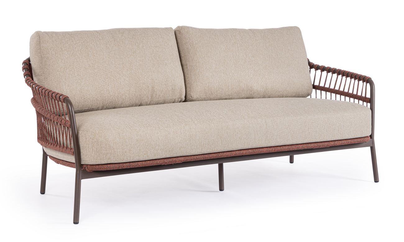 Gartensofa Talaia aus Metall, Java