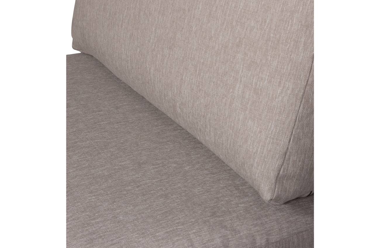 Bank Couple Element aus Melange-Stoff 100 cm, Taupe