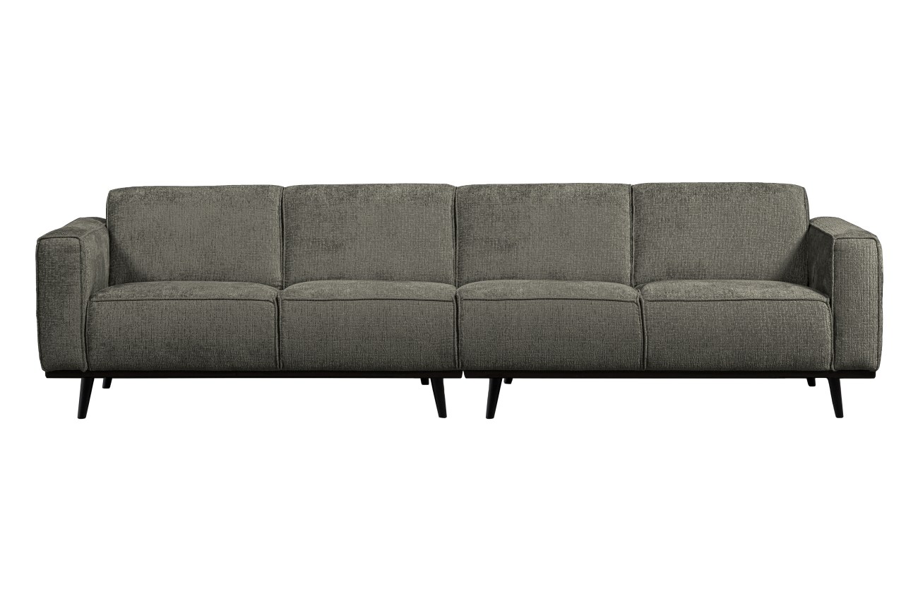 Sofa Statement aus Struktursamt 280 cm, Frost