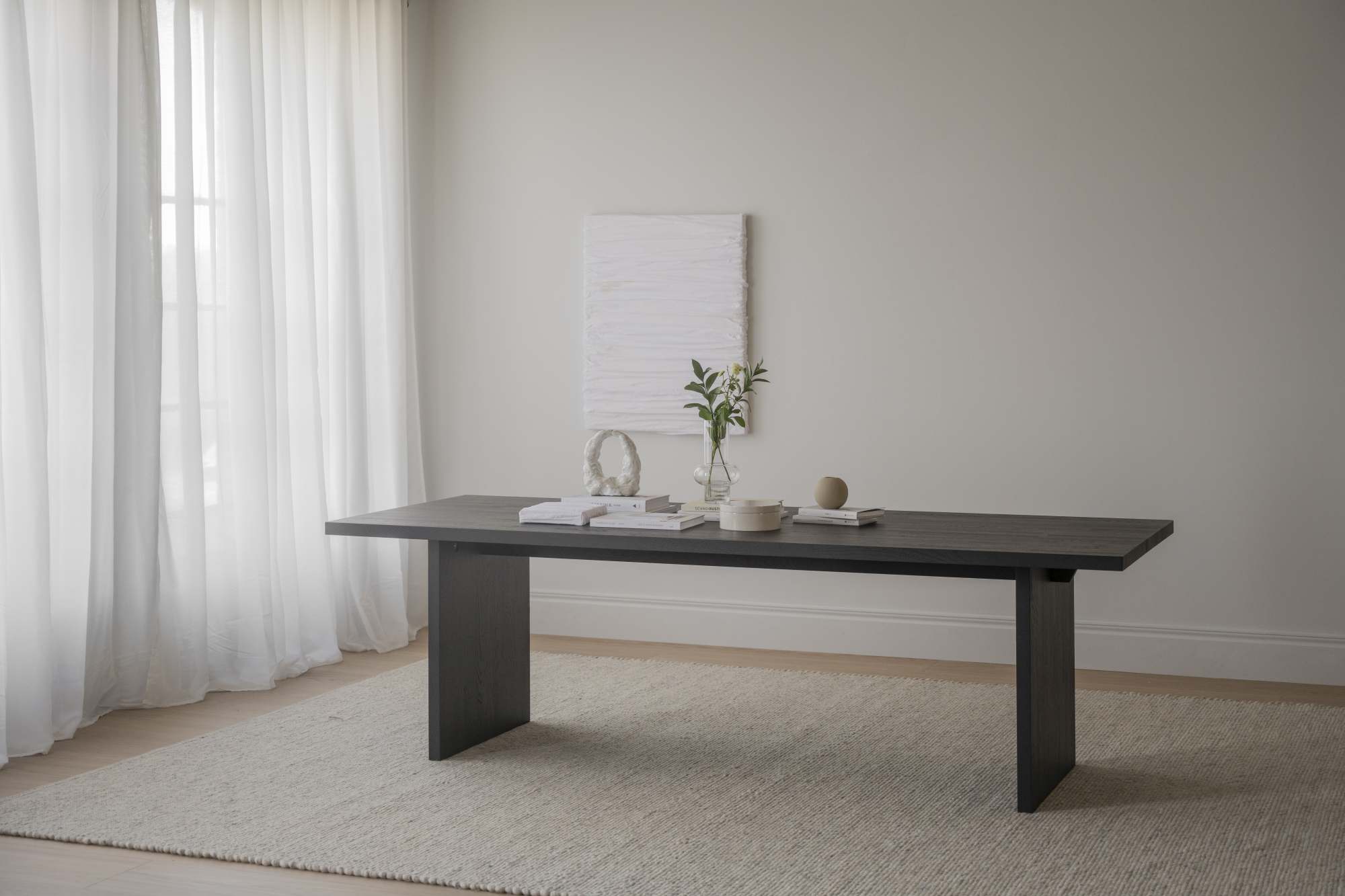 Esstisch Emmett Eiche Braun, 240x95x75cm – überzeugt mit zeitlosem Stil.