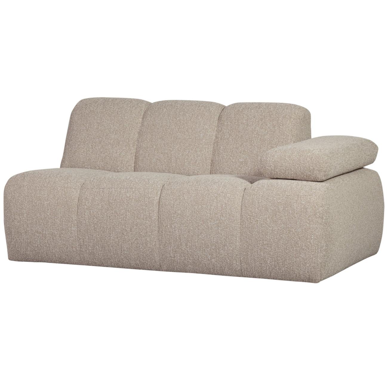 Modulsofa Mojo Boucle 1,5er Arm-Rechts, Beige