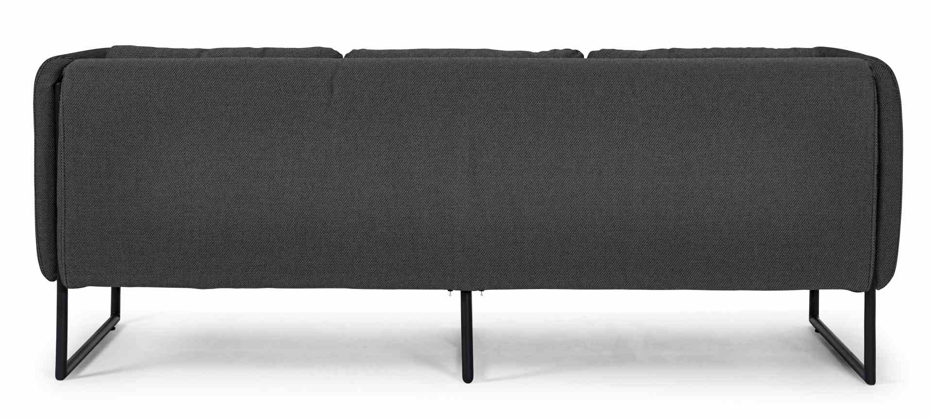 Sofa Pixel aus Aluminium, Anthrazit