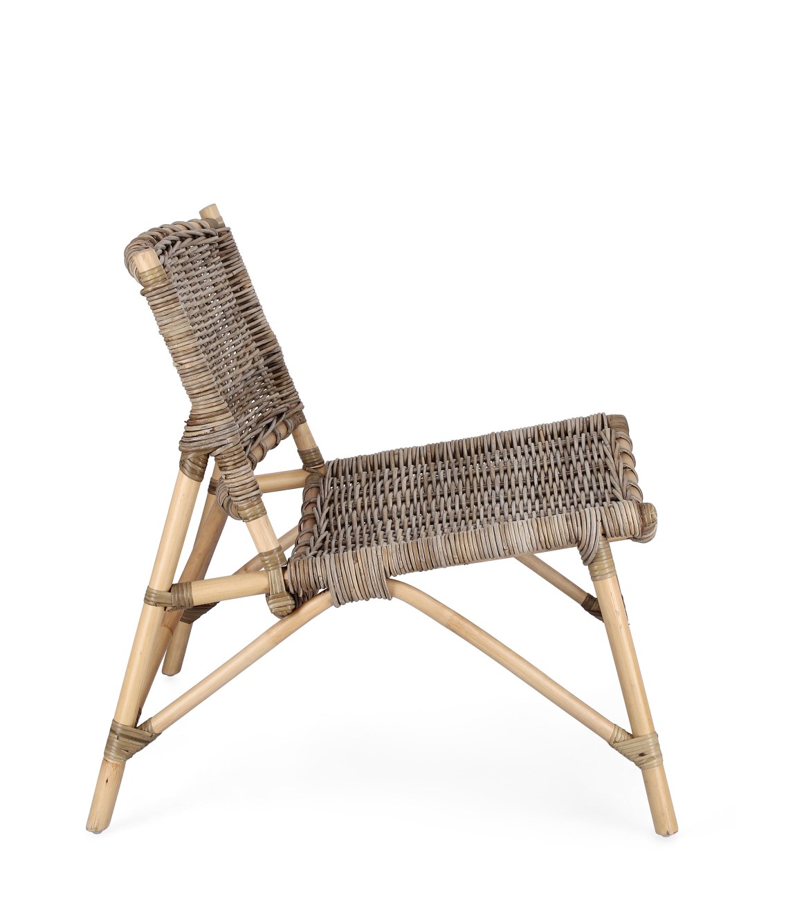 Sessel Tarifa aus Rattan, Natur